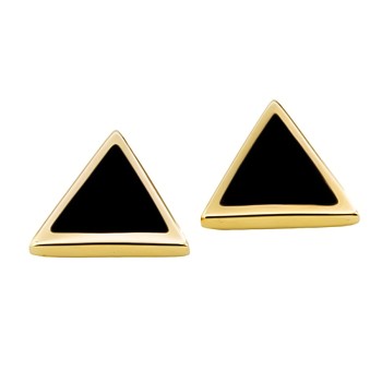 9ct gold Onyx Stud Earrings